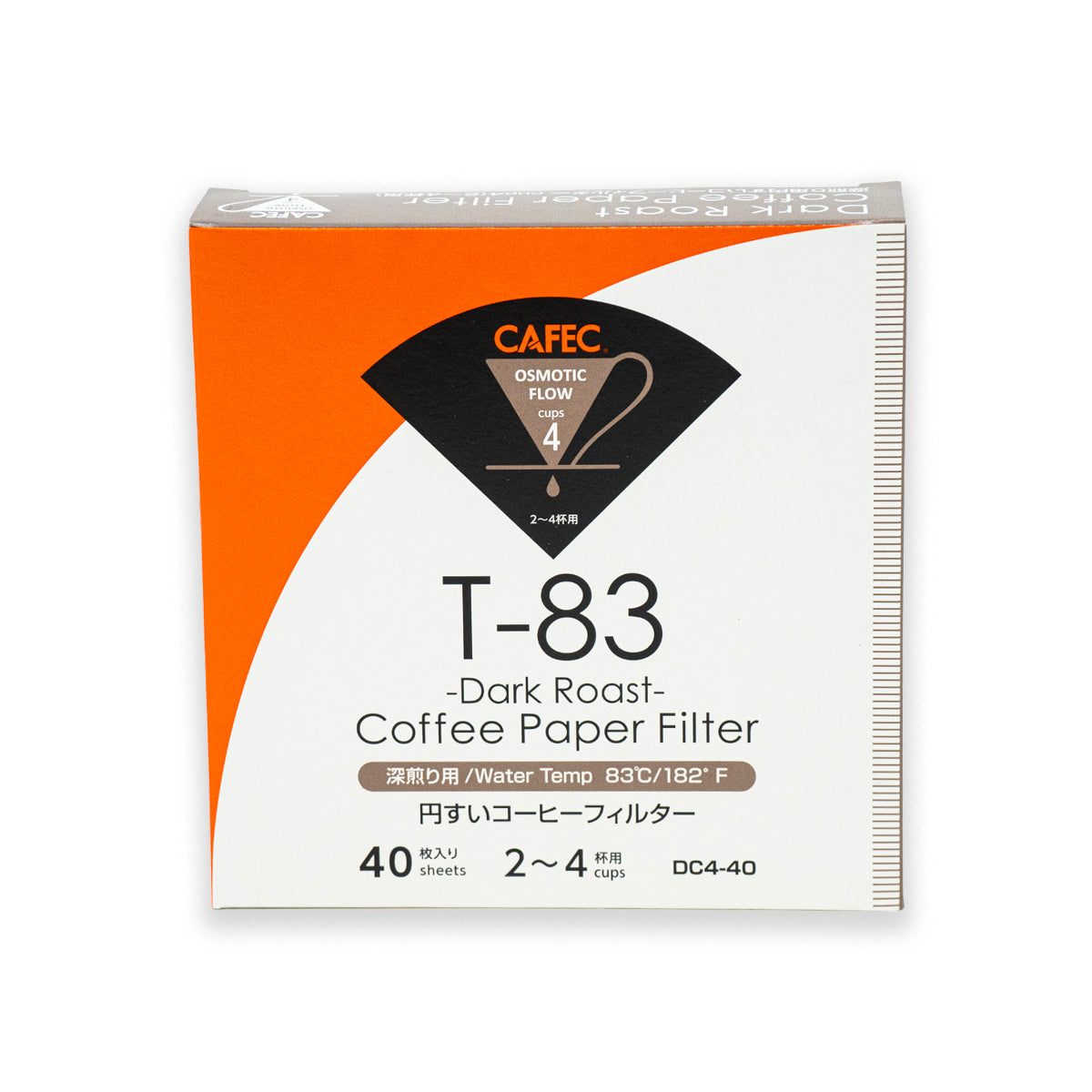 Cafec V60 Filters 2-4 cup (Dark / Medium-Dark / Light)